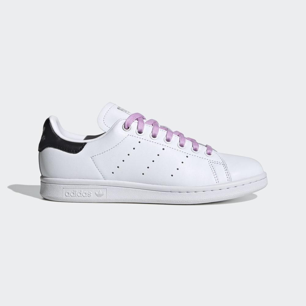 Adidas Women's Stan Smith Originals Shoes White/Black Ireland EH2039